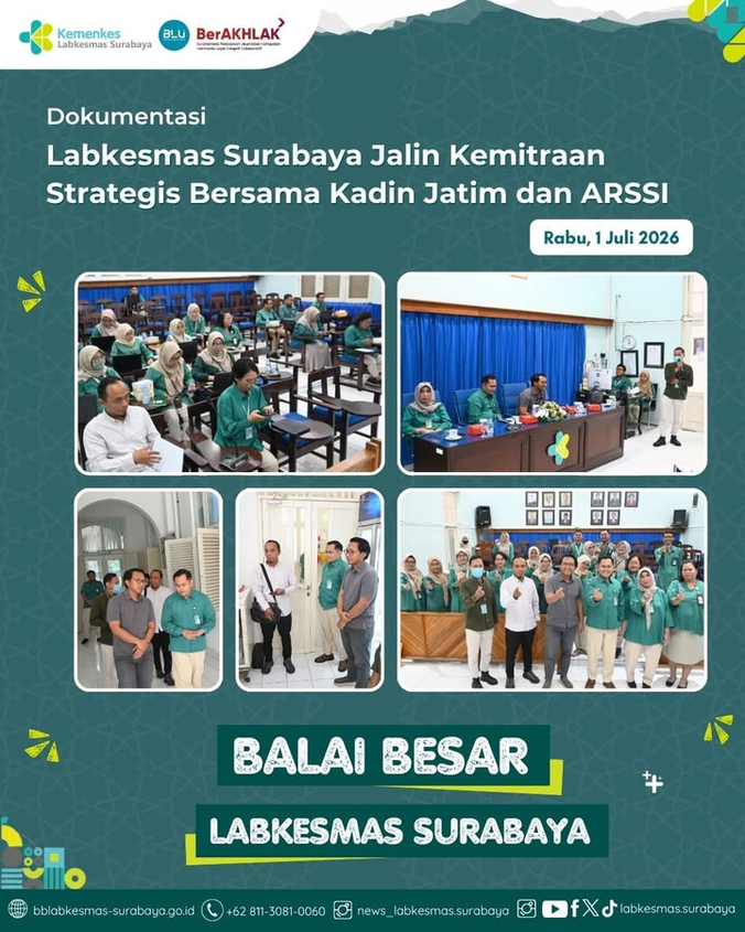 Labkesmas Surabaya Jalin Kemitraan Strategis Bersama Kadin Jatim dan ARSSI